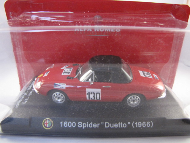 Alfa Romeo Spider Duetto 1966 Blanche Edison 1/43 