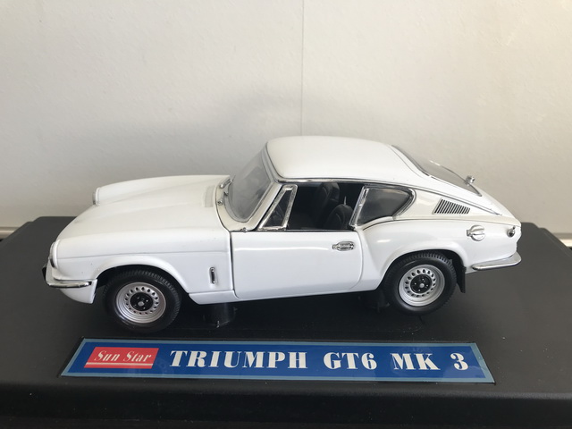 Triumph model cars [GT6, Spitfire, Herald, Vitesse] by ETNL 